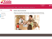 Tablet Screenshot of kiddebutik.se